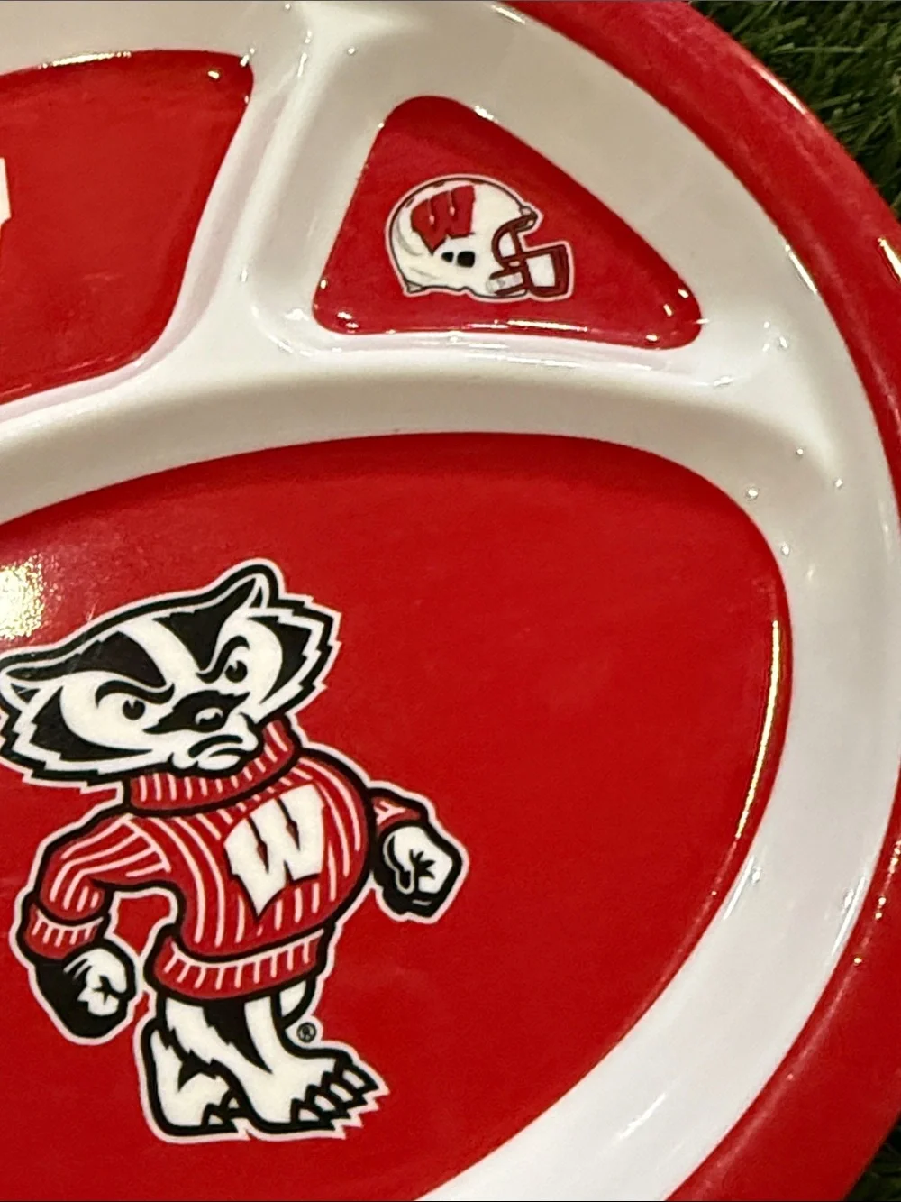 Toddler Divided Plate - Wisconsin Badgers